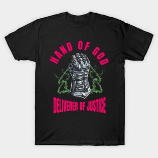 God's Hand Deliverer of Justice Christian Bible T-Shirt